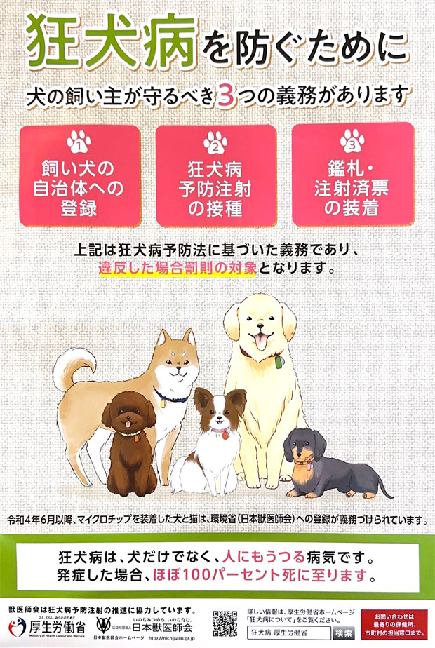 狂犬病を防ぐために（2023.4.28）